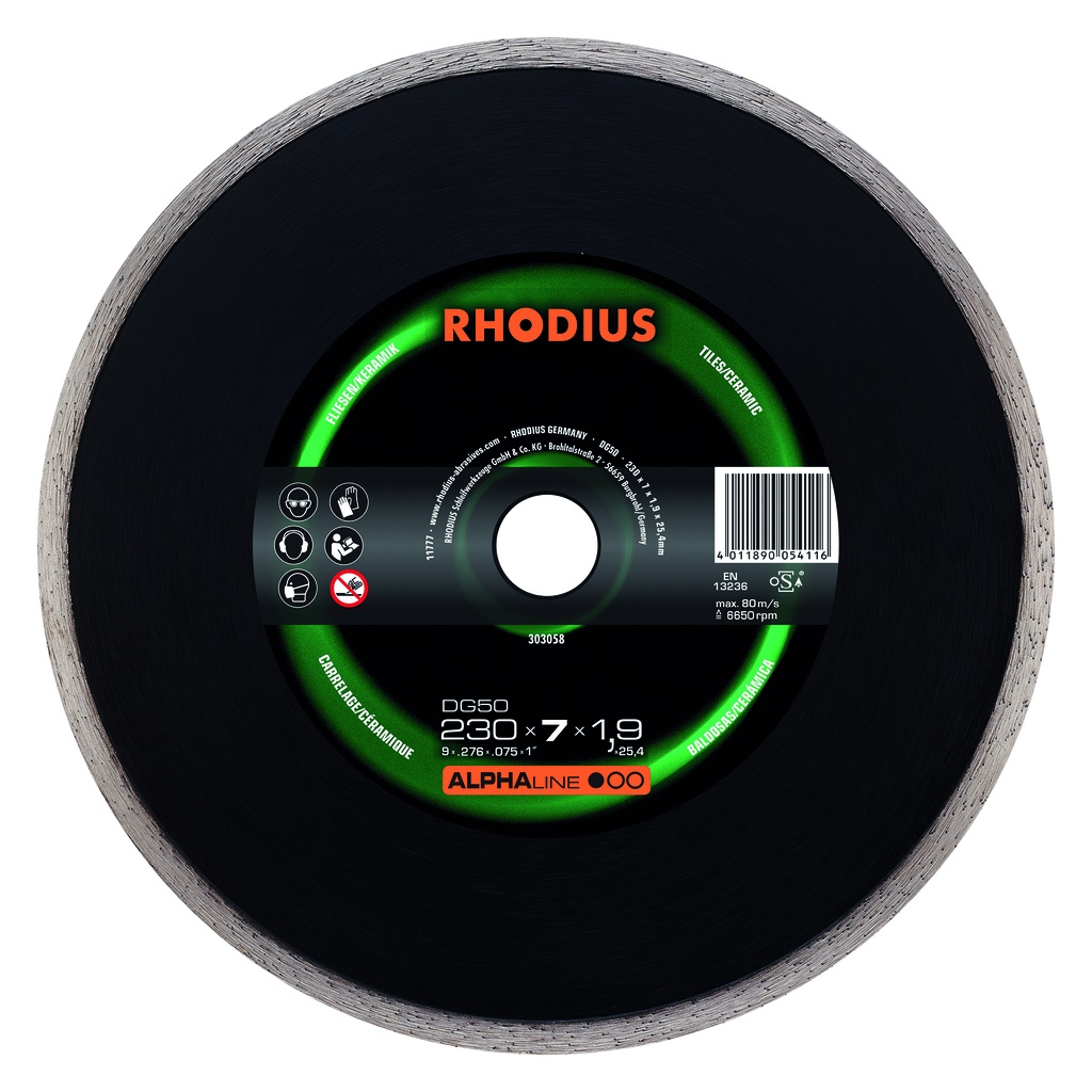 disque diamanté carrelage DG50 230x5