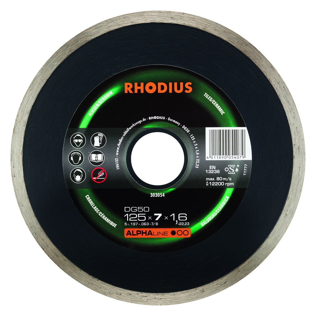 disque diamanté carrelage DG50 125x5