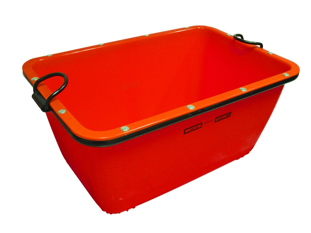conteneur de mortier 200L rouge