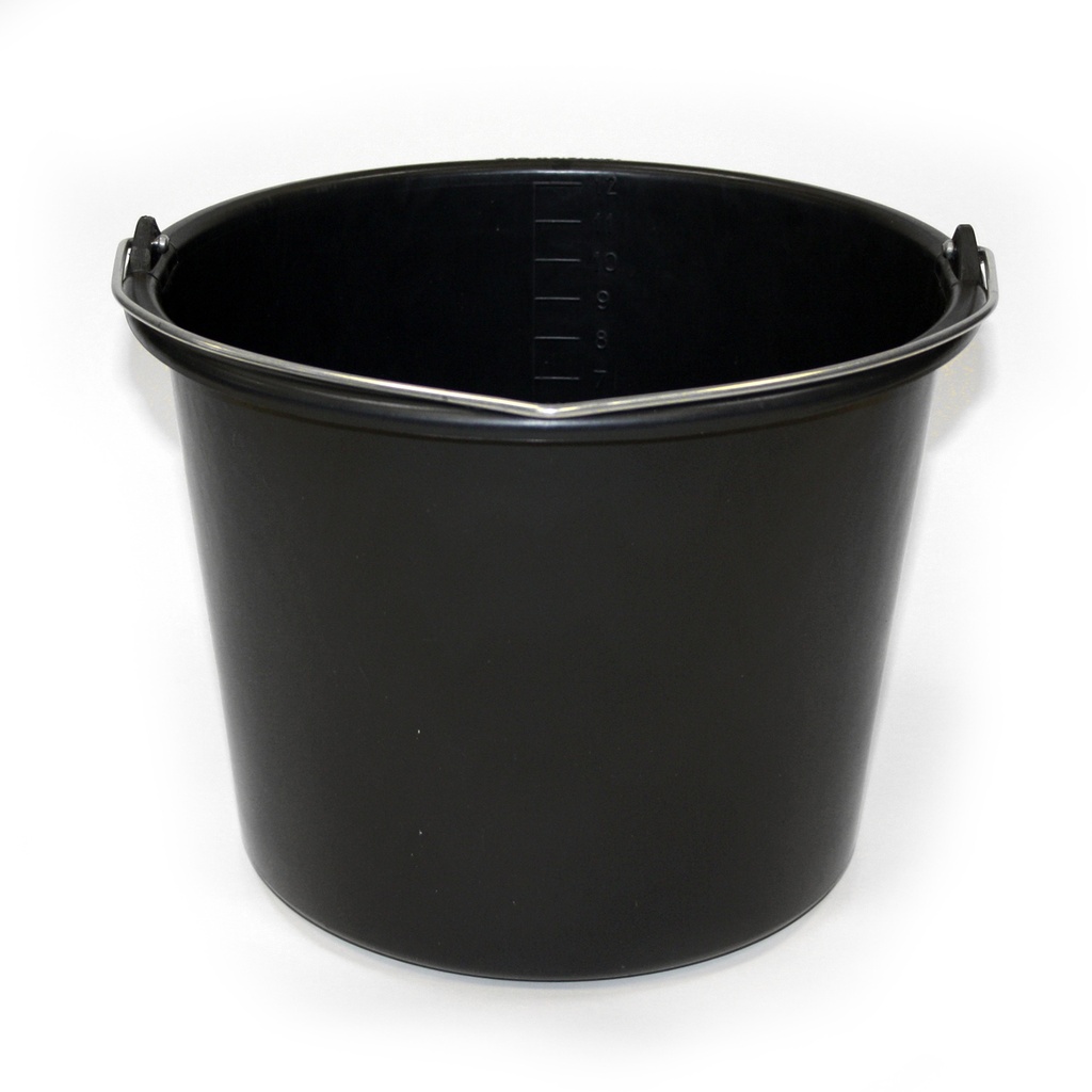 gripline-d 12 l seau noir, bouton poignée