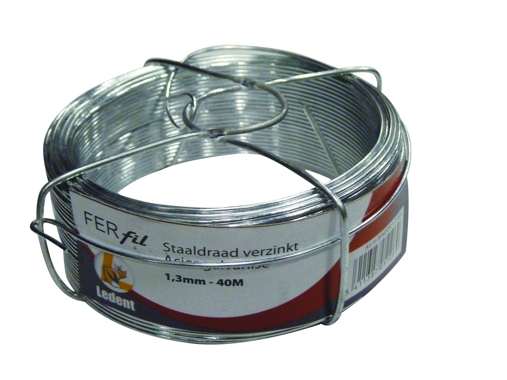 fil de fer zingue 1.3mm/40m