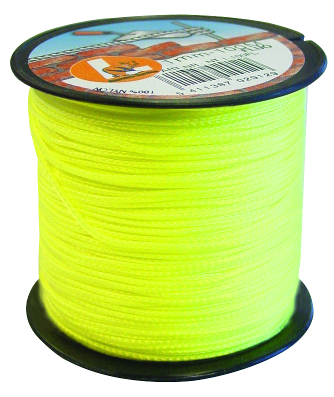 corde de maçon nylon 50m/1mm fluo Ledent