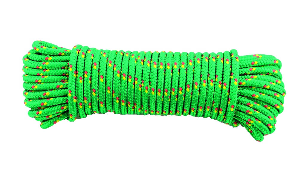 corde pp tressée 20m/8mm Ledent
