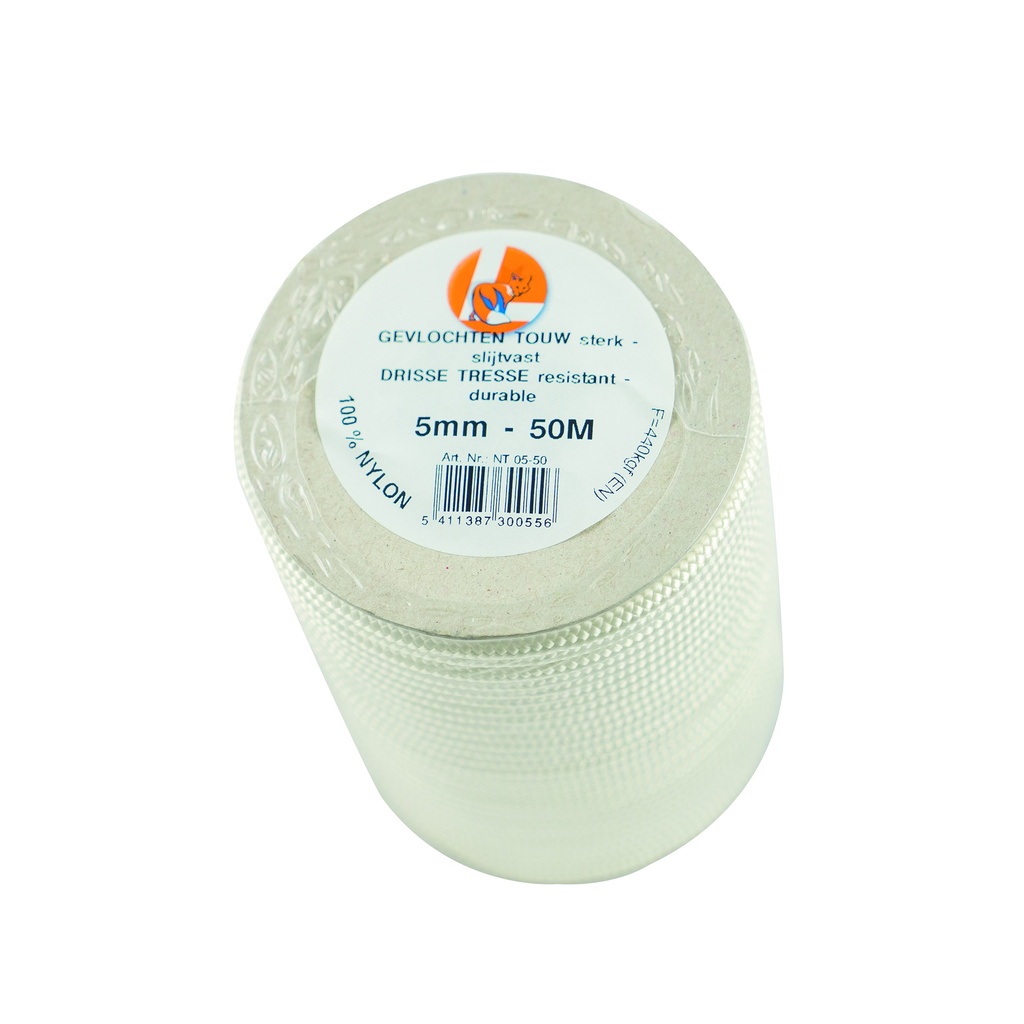 corde nylon tressée 50m/5mm Ledent