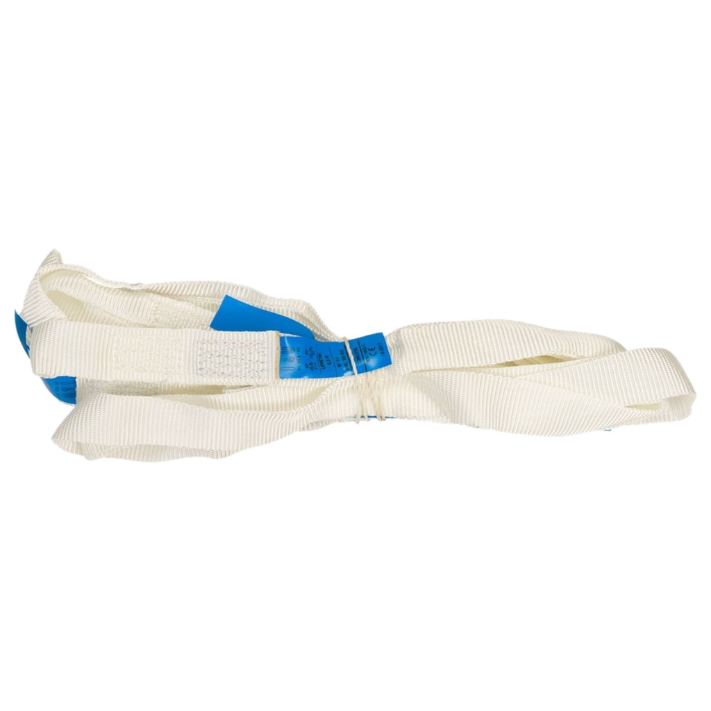 konvox sangle de levage 25mm circonférence 0,60m 300 kg blanc