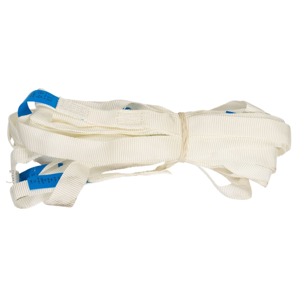 konvox sangle de levage 25mm circonférence 1,20m 300 kg blanc