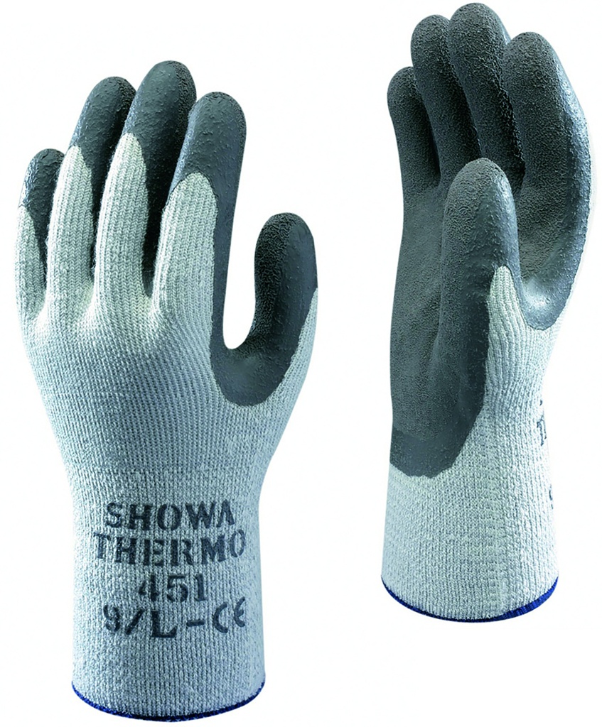 gants de travail showa 451 thermo grip 9/L