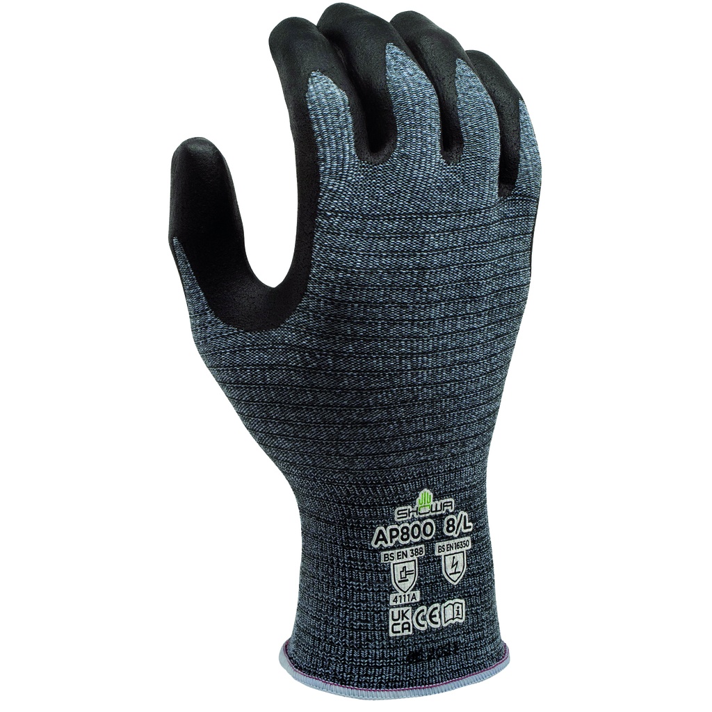 gants de travail showa AP800 gris 08/L