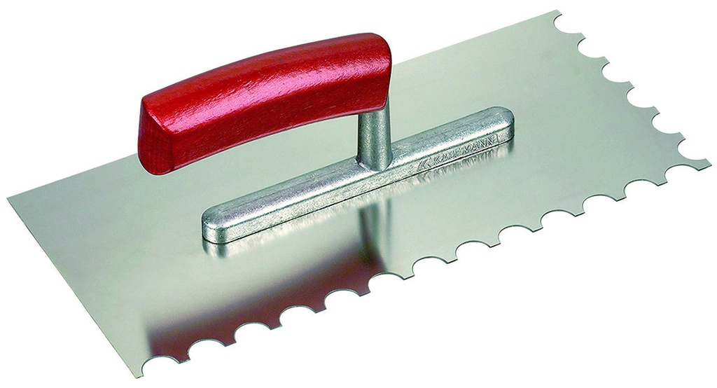 plâtresse dentée ronde inox R15 KM