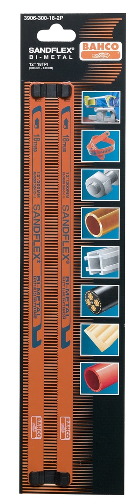 lame/scie à métaux sandflex 24T 300mm (2p)