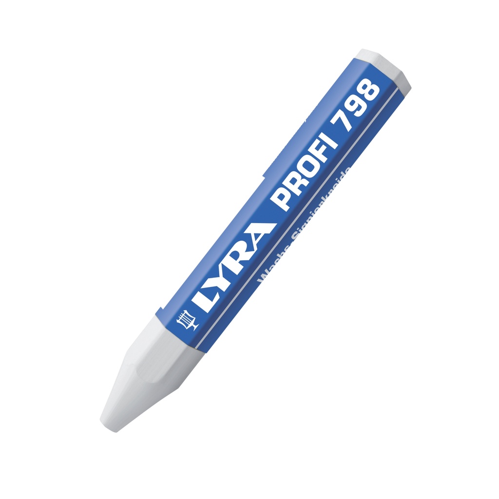 craie de cire LYRA 798 blanc (12p)