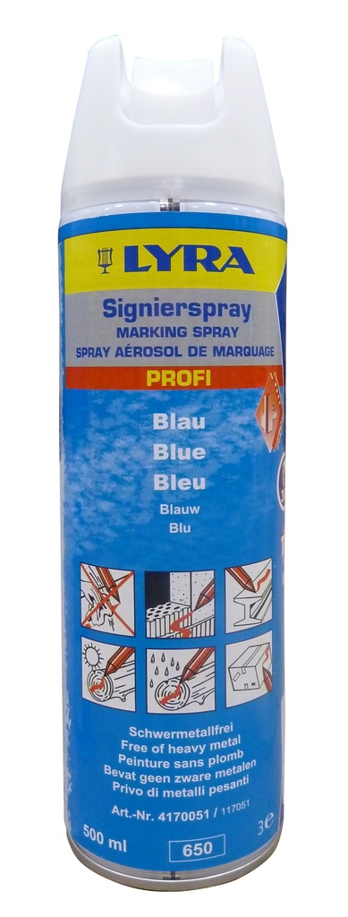 lyra spray bleu