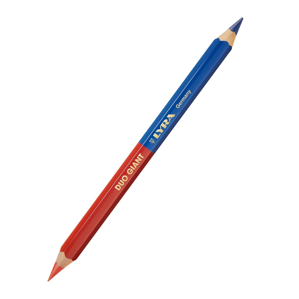 crayon rouge/bleu LYRA 18cm