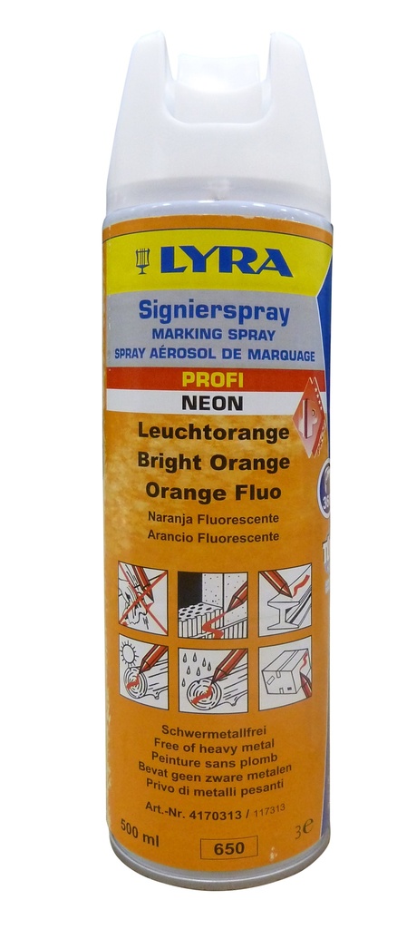 lyra spray fluo orange