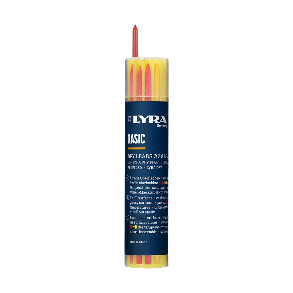 lyra Dry mines jaune-rouge-noir (10 etuis)