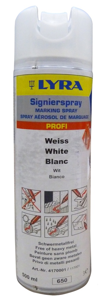lyra spray blanc