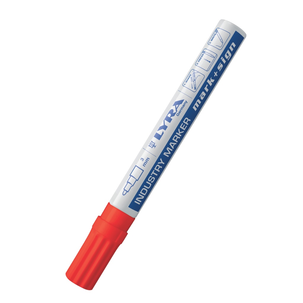 lyra marqueur peinture laquée rouge (10p)