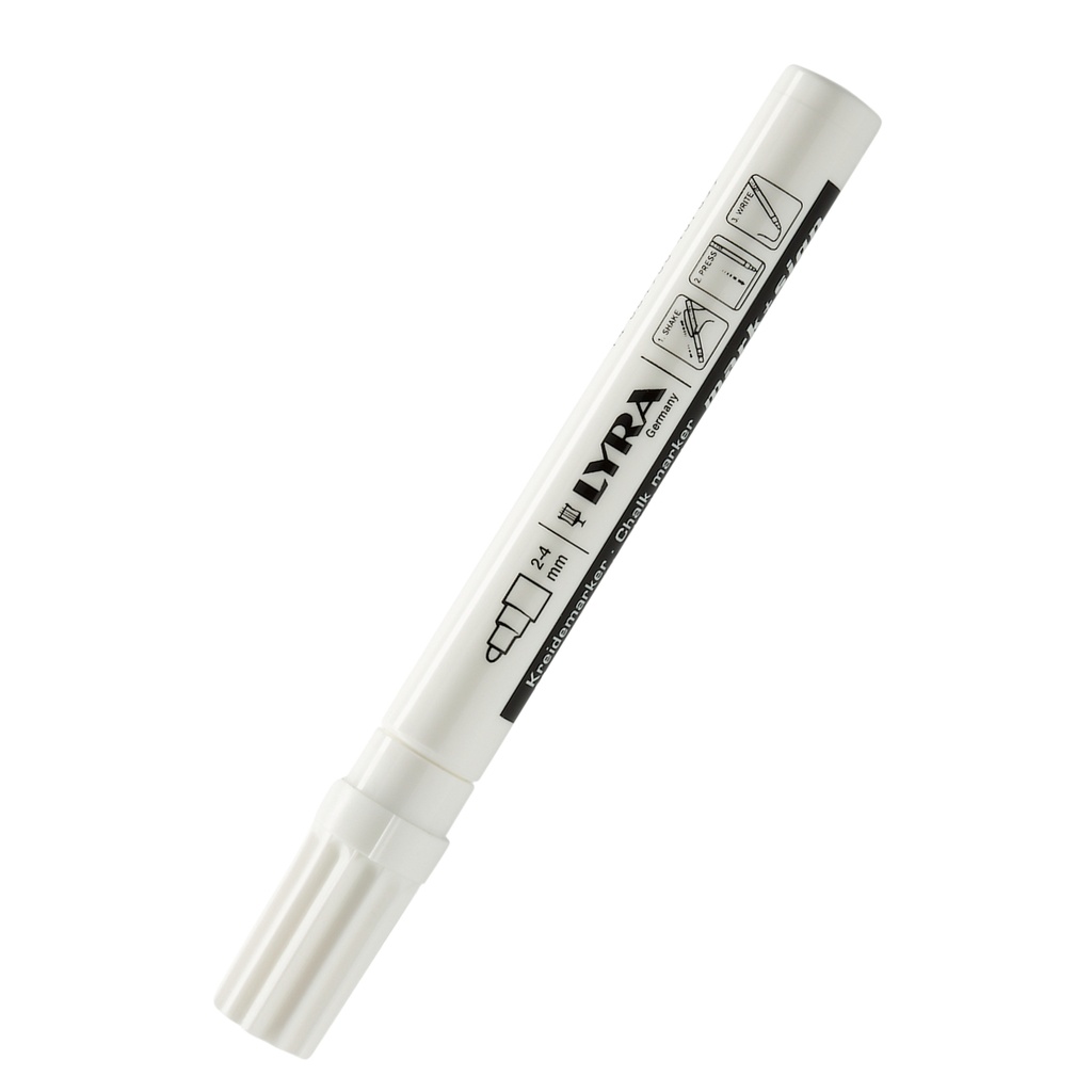 lyra marqueur craie liquide blanc (10p)