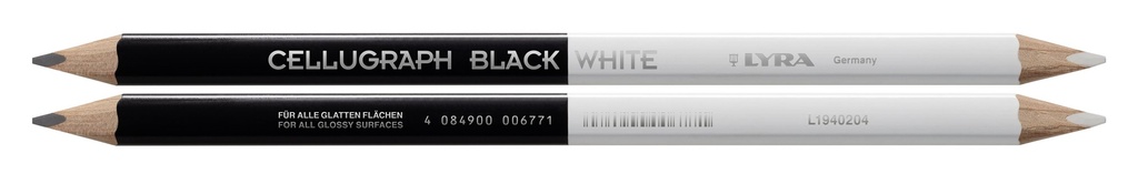 crayon LYRA cellugraph noir/blanc 24cm