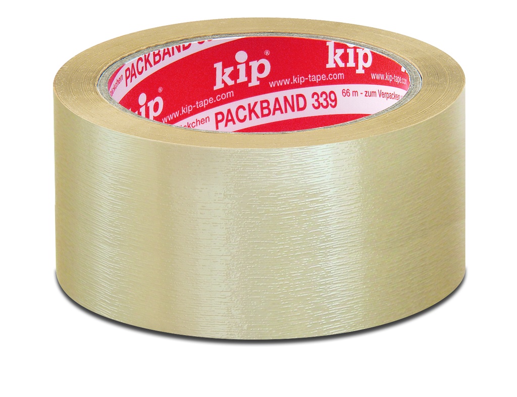 kip 339-00 ruban à emballer pvc brun 50mm/66m