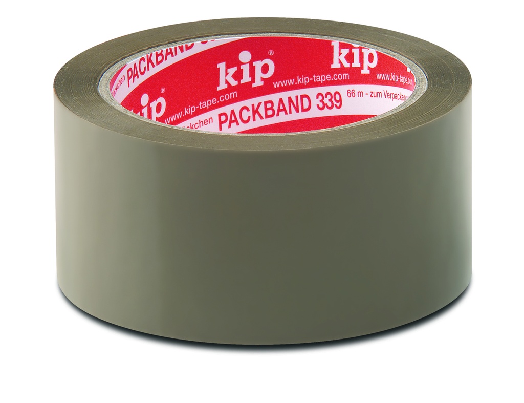 kip 339-70 ruban à emballer pp brun 50mm/66m