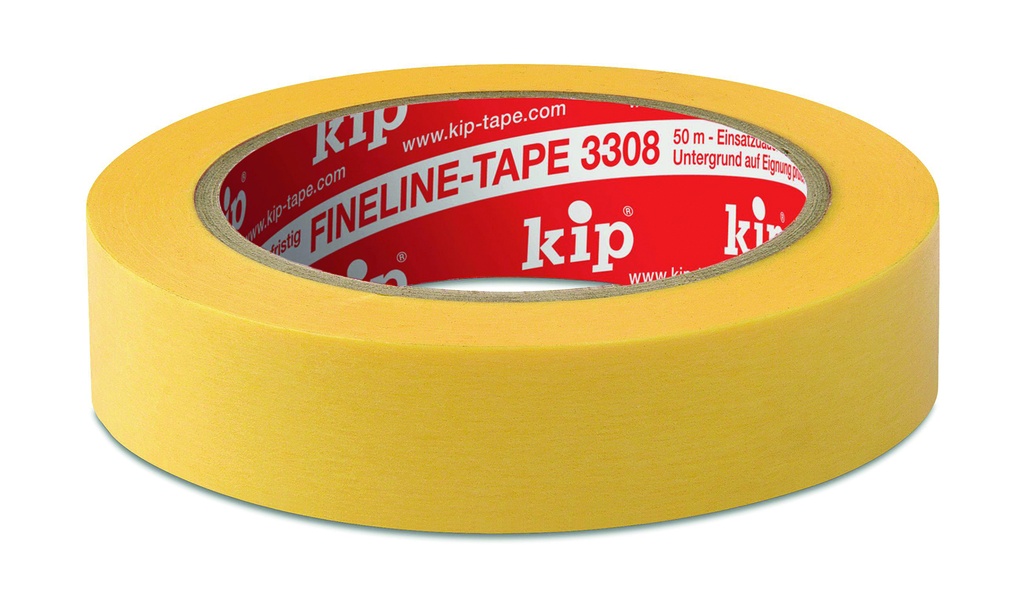 kip 3308-30 fineline Washi-Tec jaune 30mm/50m