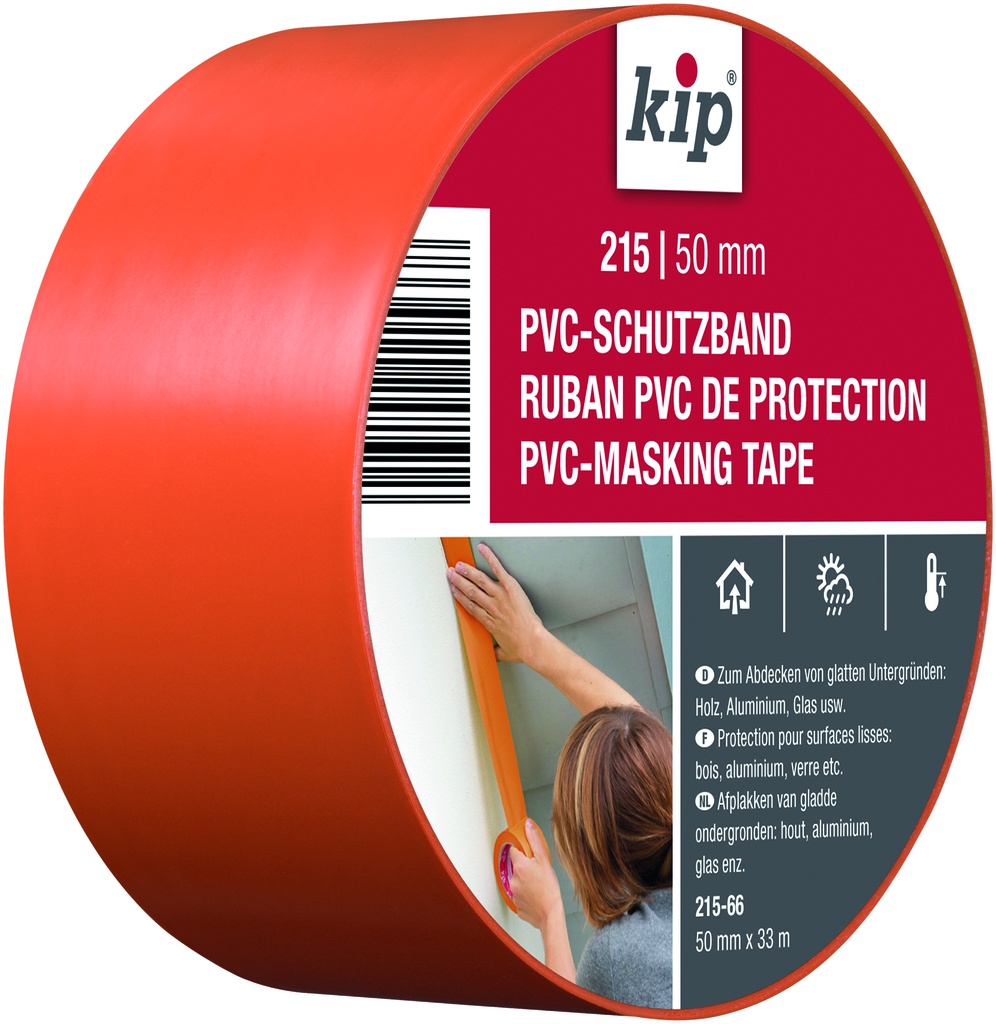 kip 215-66 ruban stuca orange lisse 50mm/33m (9pcs)