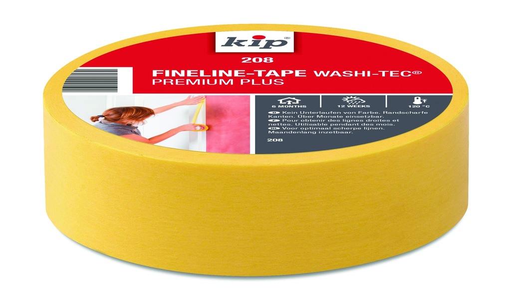 kip 208-23 fineline Washi-Tec premium 24mm/50m (18pcs)