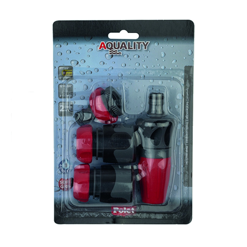 polet 745121 lance reglable + set softface blister