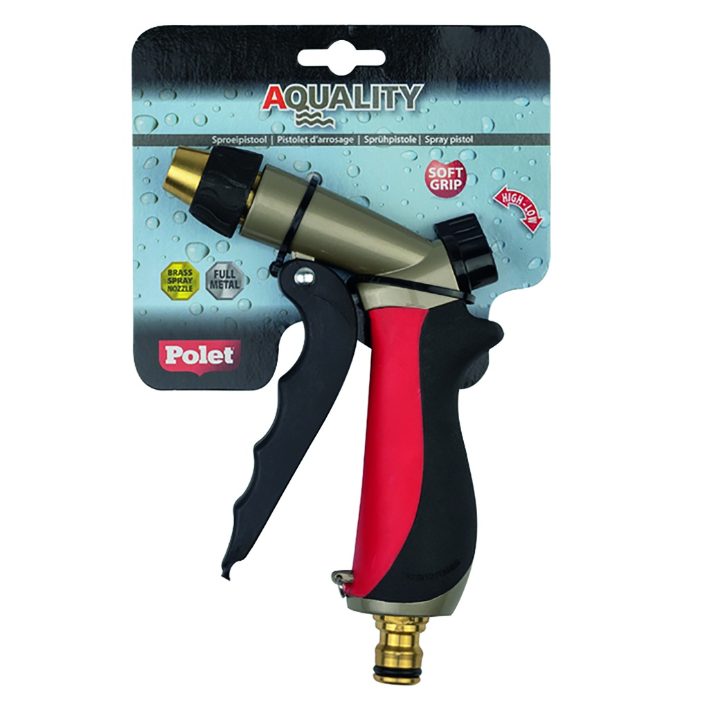polet 745411 pistolet bi mat metal reglable blister