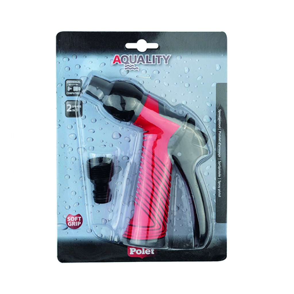polet 745131 pistolet mini reglable softface blister