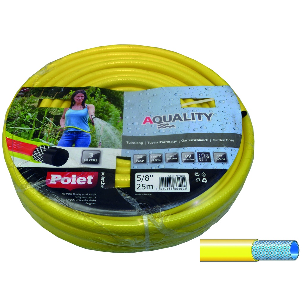 polet 7372250 tuyau d'arrosage 5/8" 50m building expert