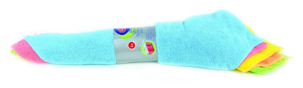 microfibre botte multicolore 35x40cm (5p)