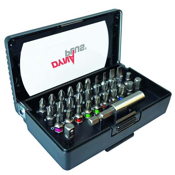 dynaplus jeu d' embouts 32 pièces codé par couleur