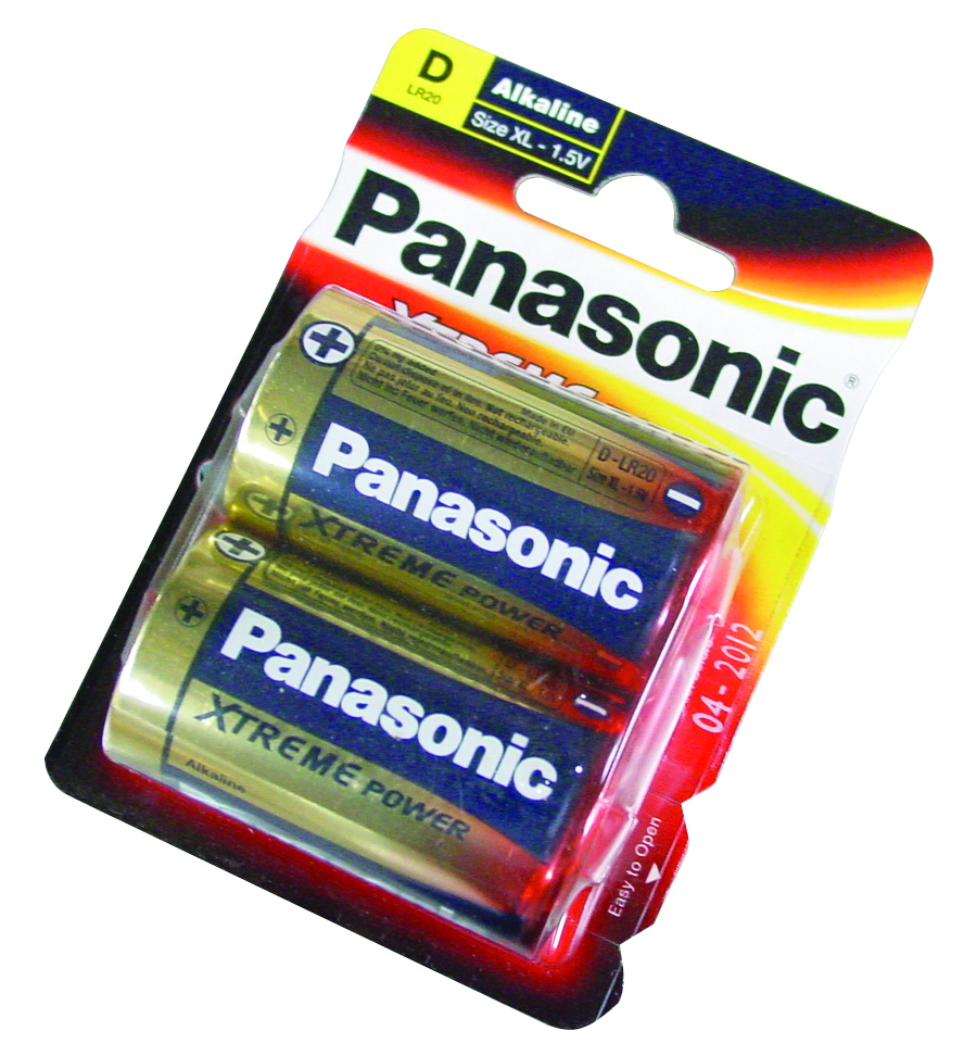 batterie D LR20 blister (2p)