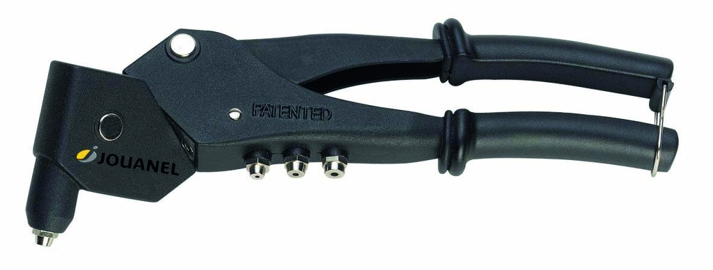 pince à rivets avec tête pivotante 360°