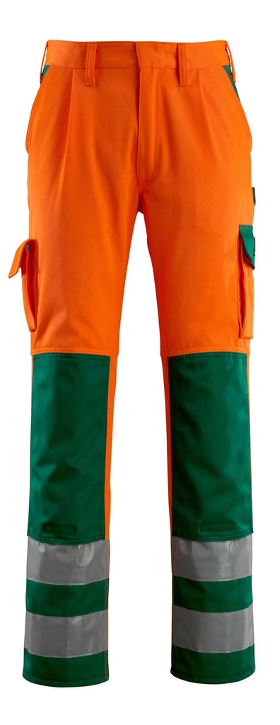 07179-860 - MASCOT® Olinda [Pantalon] MASCOT® Safe Compete (76C44, 1403 - Hi-vis orange/Vert bouteille)