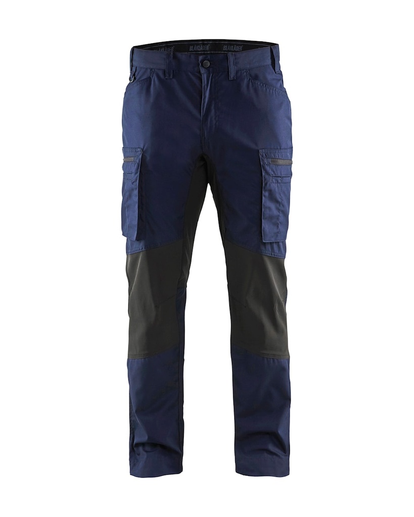 14591845 - Pantalon maintenance +stretch [Blaklader] (C44, 8999 - Marine/Noir)