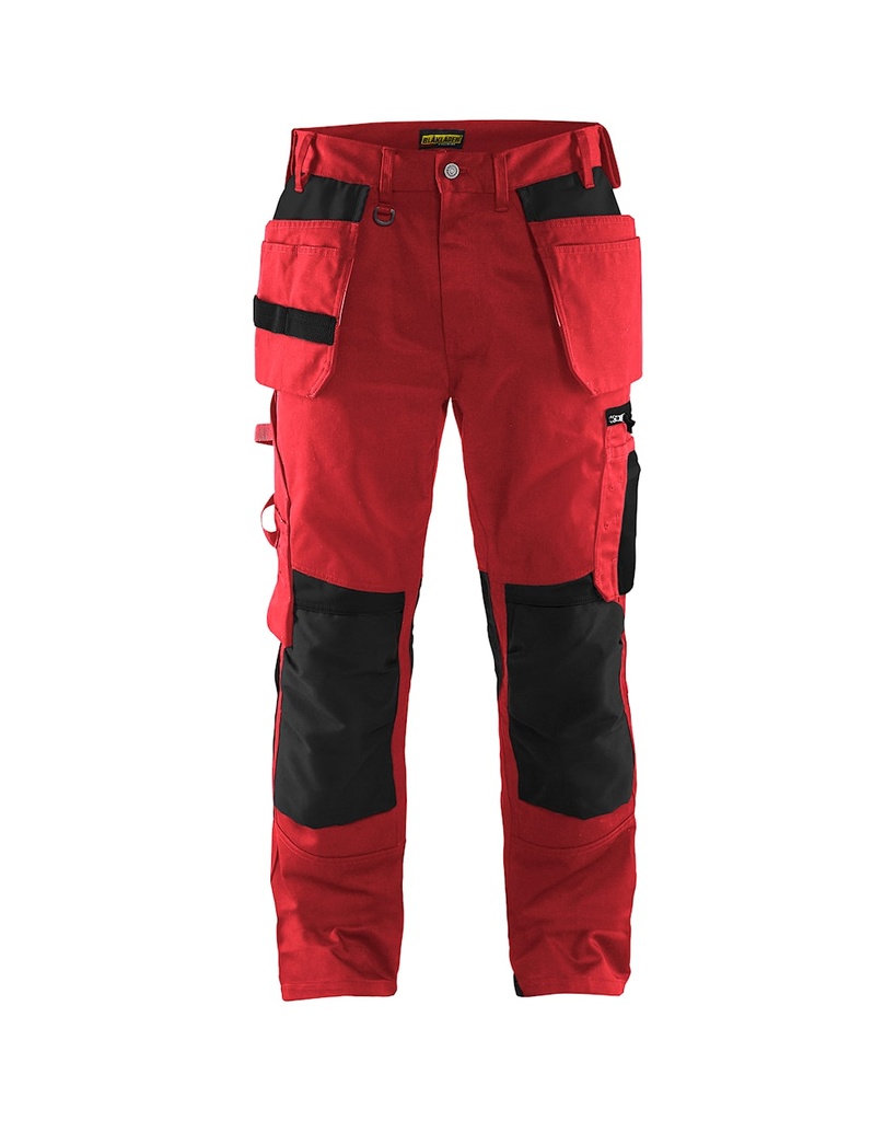 15551860 - Pantalon artisan [Blaklader] (C146, 5699 - Rouge/Noir)