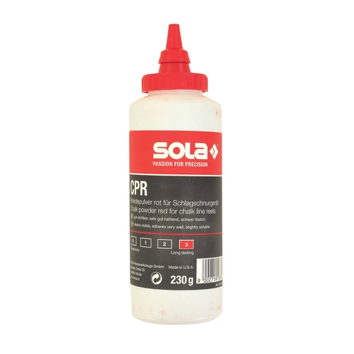 [5362310] sola poudre à traçer rouge 230g