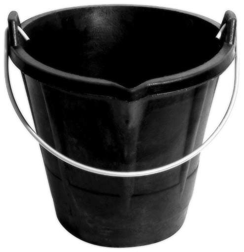 [5414041] seau caoutchouc bec 12L