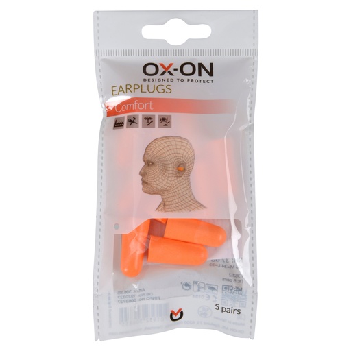 [5691028] ox-on 306.85 bouchons comfort snr 39db (5)