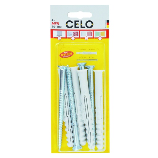 [2040956] celo cheville de fenêtre vis à tête conique MFR 10-100 SB TX (4)