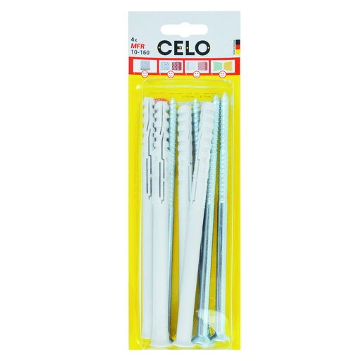 [2040957] celo cheville de fenêtre vis à tête conique MFR 10-160 SB TX (4)