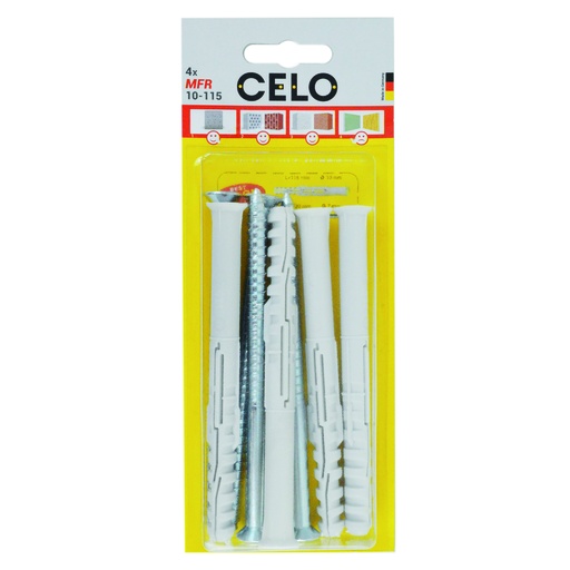 [2040961] celo cheville de fenêtre vis à tête conique MFR 10-115 SB TX (4)