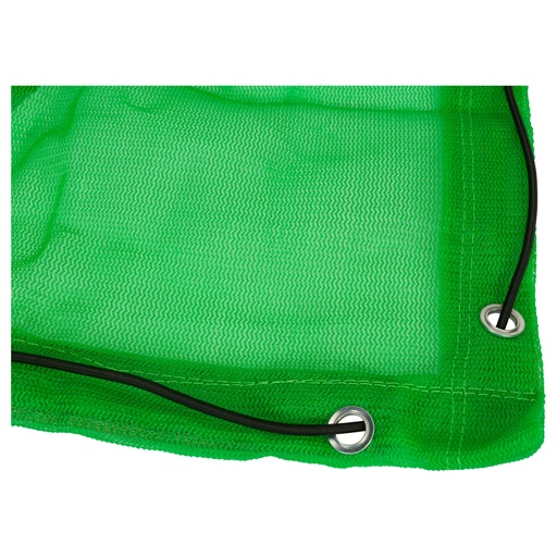 [2120116] konvox filet de remorque à mailles fines avec élastique 2x3m vert