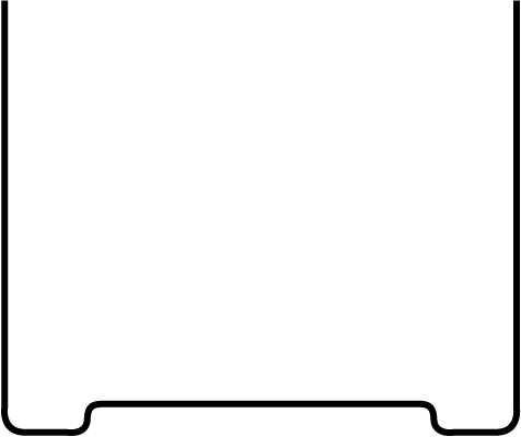 [2344001] metalstud horizontal U50-2.6m