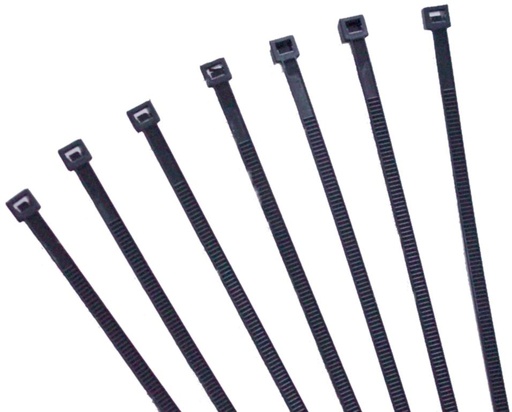 [2365004] collier de cable 140x3.5 noir (100p)