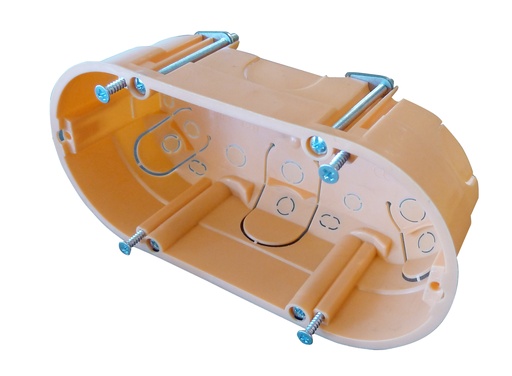 [2365015] boîtier d'encastrement pour parois creuses double 45x68mm