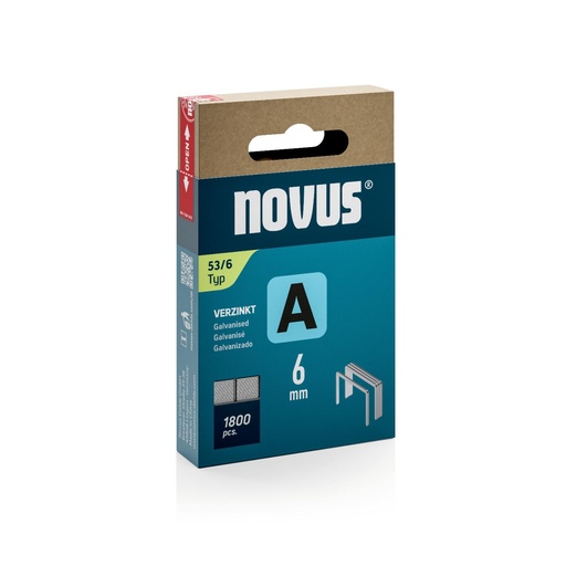 [2663001] novus A agrafe fil fin 53/6mm (1800)